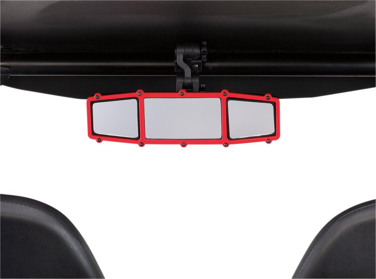 Add-On Acent Frame for Elite Series UTV Center Mirror - Red