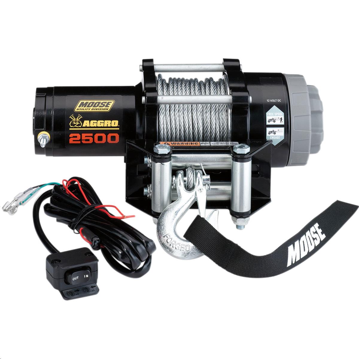 2,500-lb. Aggro Winch with Wire Rope