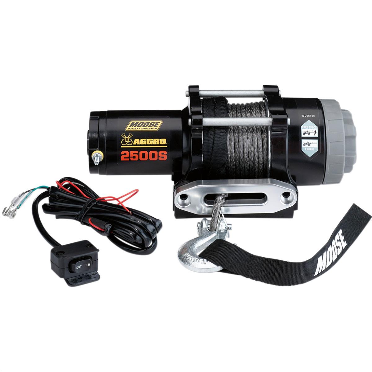 2,500-lb. Aggro Winch with Synthetic Rope