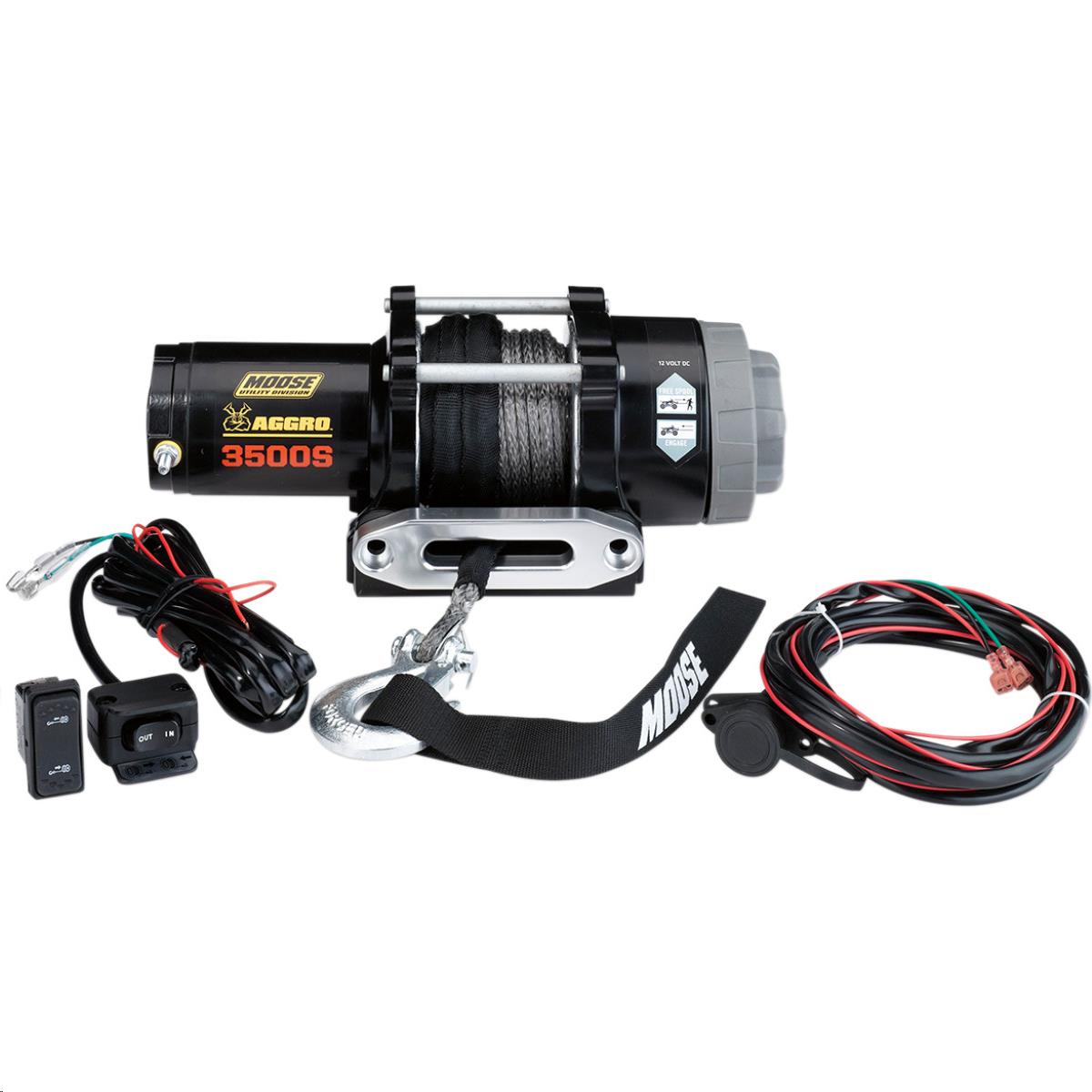3,500-lb. Aggro Winch with Synthetic Rope