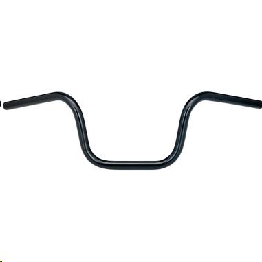 1in. Chump Slotted Handlebar - Black Electroplated
