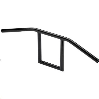 1in. Window Slotted Handlebar - Black Electroplated