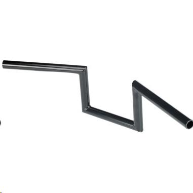1in. Zed Slotted Handlebar - Black Electroplated