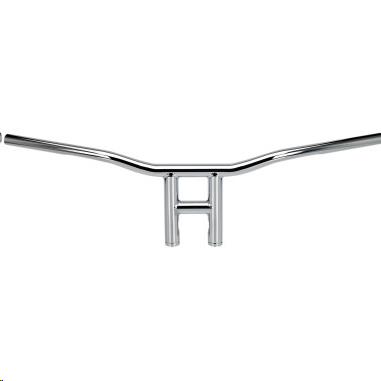 1in. Tyson XL 8in. Slotted Handlebar - Chrome