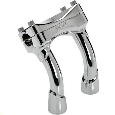 Murdock Pullback Risers - 6in. - Chrome