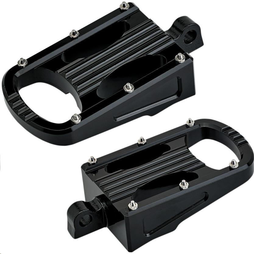 Punisher Male-Mount Footpegs - Black