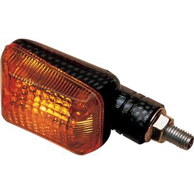 Mini-Stalk Marker Lights - Black with Amber Lens