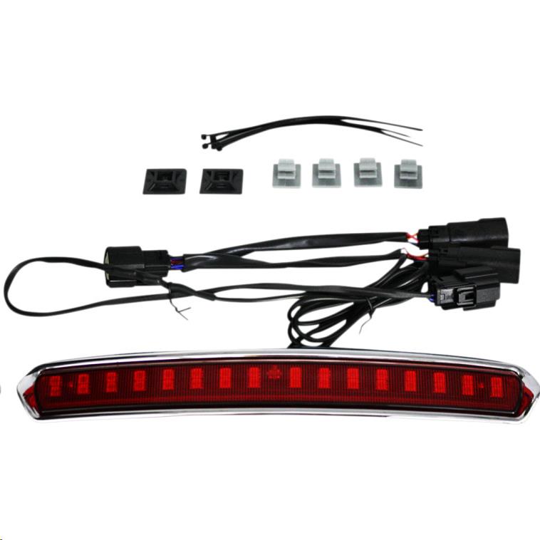 Tour-Pak Light - Gloss Black With Red Lens