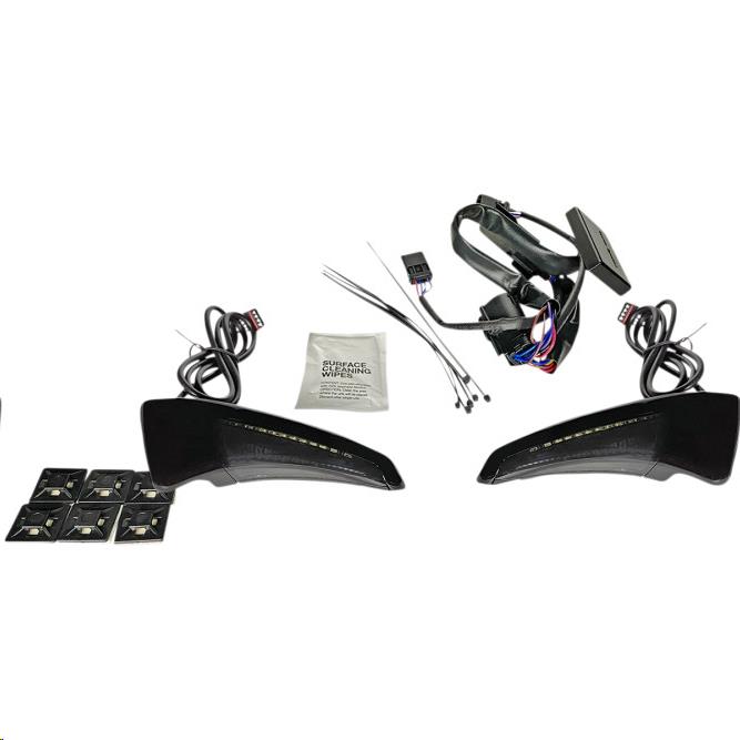 Tour-Pak Backrest LED - Black With Smoke Lens