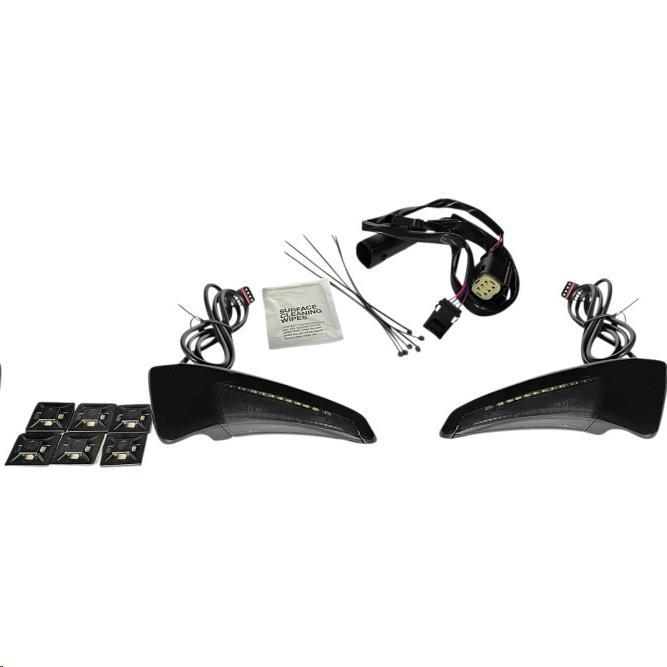 Tour-Pak Backrest LED - Black With Smoke Lens