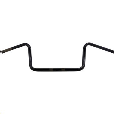 1in. Touring Ape Hanger Handlebar - 10in. - Gloss Black