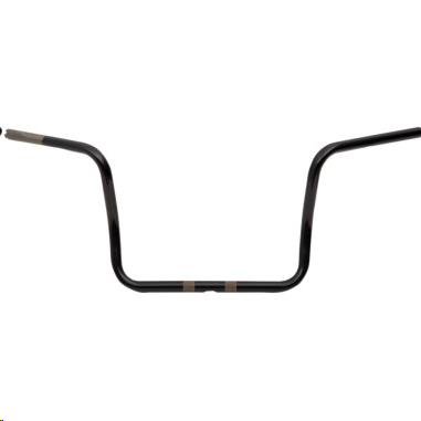 1in. Touring Ape Hanger Handlebar - 12in. - Gloss Black