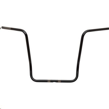 1in. Touring Ape Hanger Handlebar - 18in. - Gloss Black