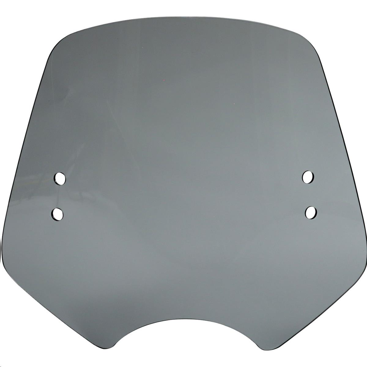 The Shooter Bar Mount Windshield - Black Smoke