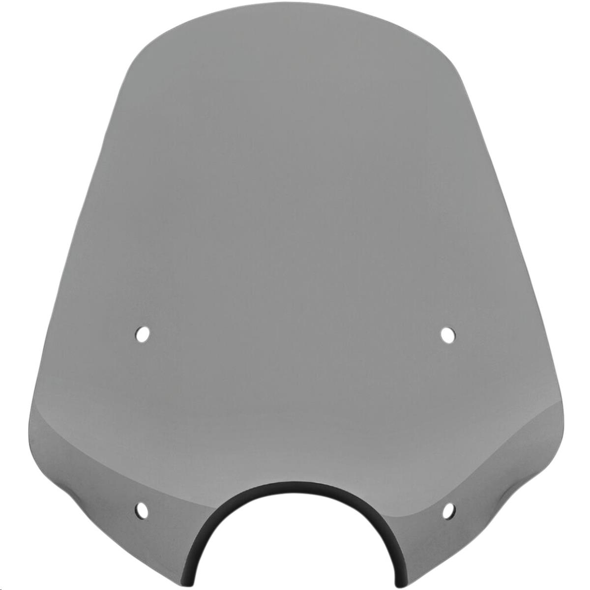 Big Shot Sportshield Windshield (7in. Cutout) - Black Smoke