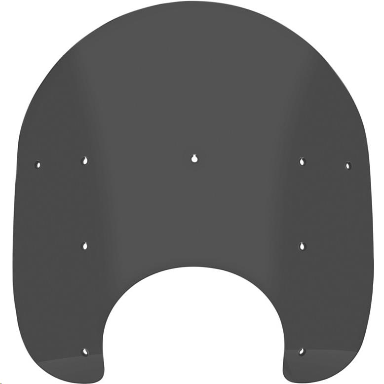 Replacement Plastic for OEM Windshields - 15in. - Black Smoke