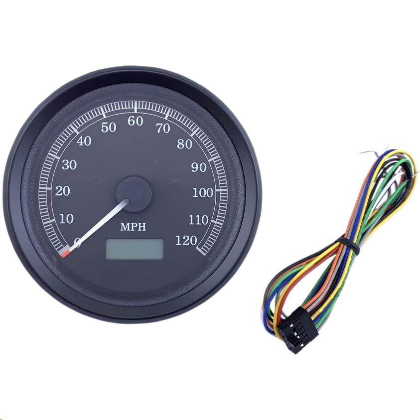 Programmable 3-3/8in. Electronic Speedometer - 120mph
