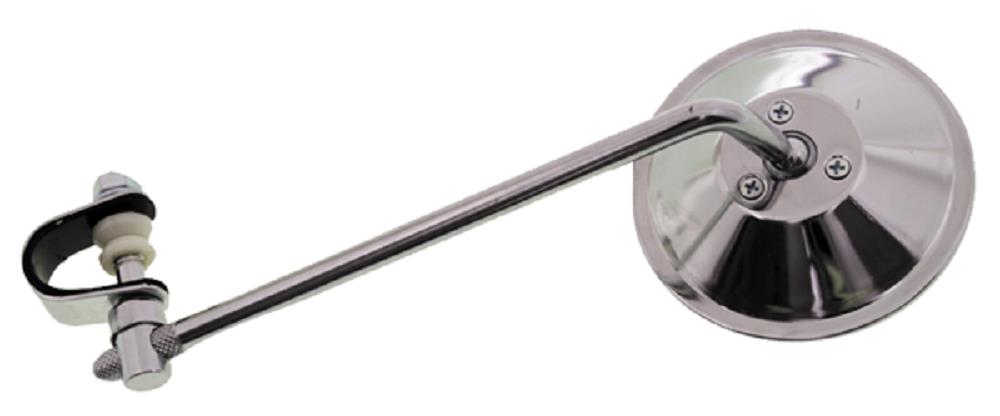 Universal Clamp-On Mirror - Round 8in. Stem - Tinted