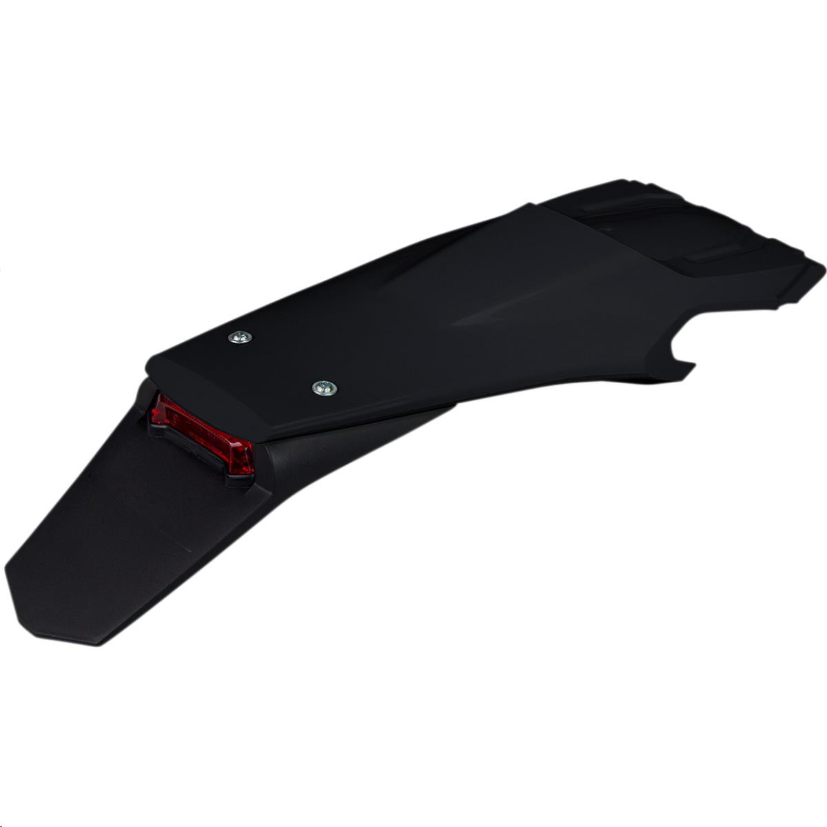 Enduro Rear Fender with Light - Black