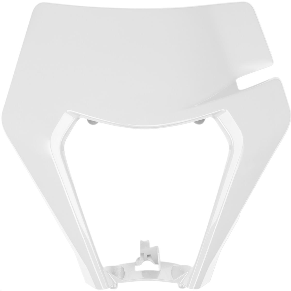 Headlight Plastic - KTM White