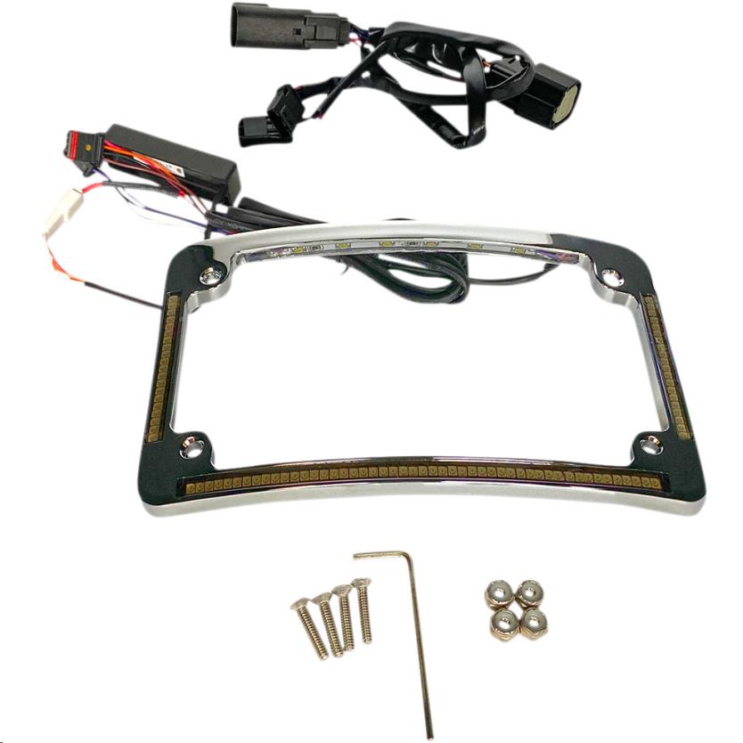 Radius License Plate Frame - Chrome