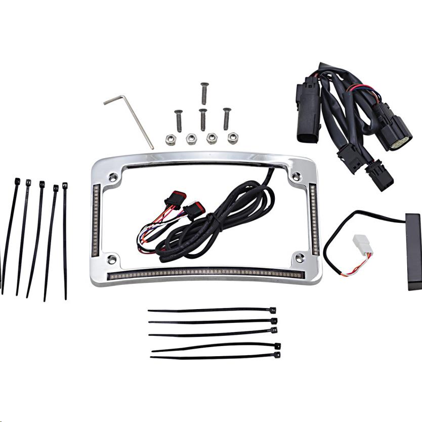 Radius License Plate Frame - Chrome