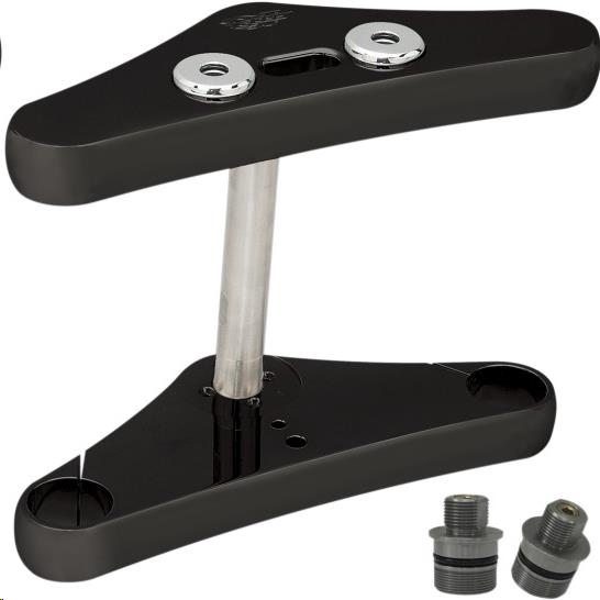 41mm Blind Top Triple Tree without Lights - 0 Deg. Rake - Black