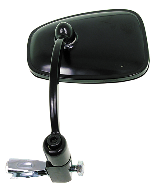 Universal Bar-End Mirror - Black, for 7/8in. Handlebars Either