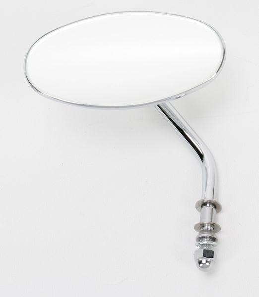 Universal Oval Mirror - Chopper - Die-Cast H-D Style -  5/16in. Thread