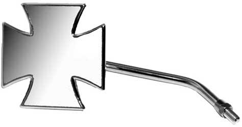 Maltese Cross Mirror - 10mm Yamaha R.H.