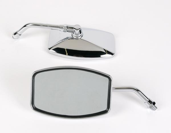 Big One Cruiser Mirror - 4 1/4in. H x 6 1/4in. W, 10mm Thread