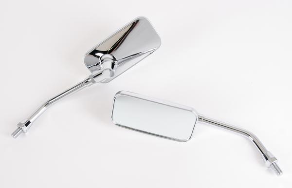 EL Chico Cruiser Mirror - 2in. H x 4 3/4in. W, 10mm Thread