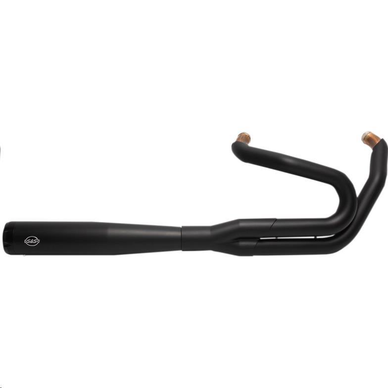 Superstreet 50-State 2-Into-1 Exhaust Systems - Black with Black End Cap