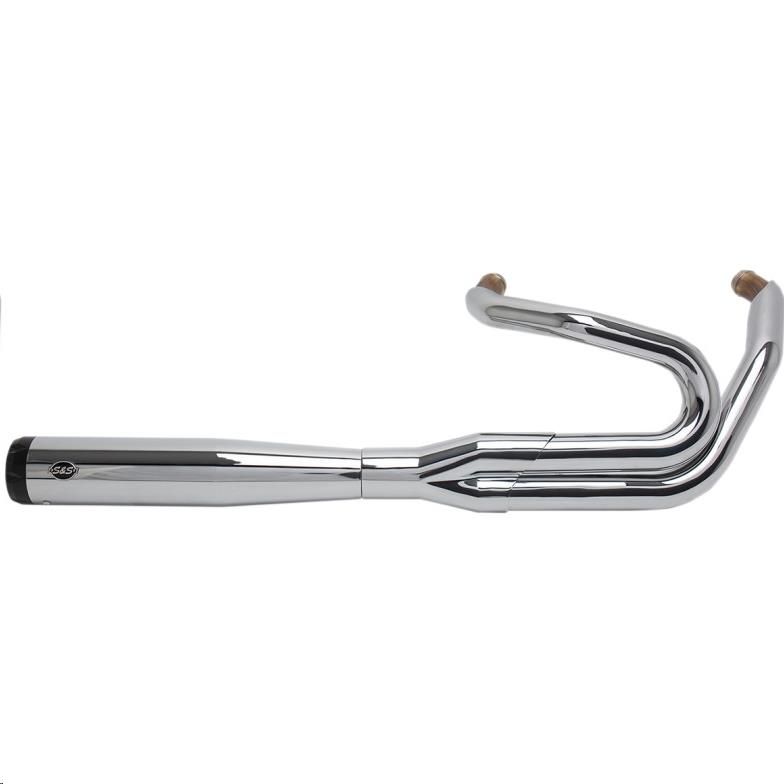 Superstreet 50-State 2-Into-1 Exhaust Systems - Chrome with Black End Cap