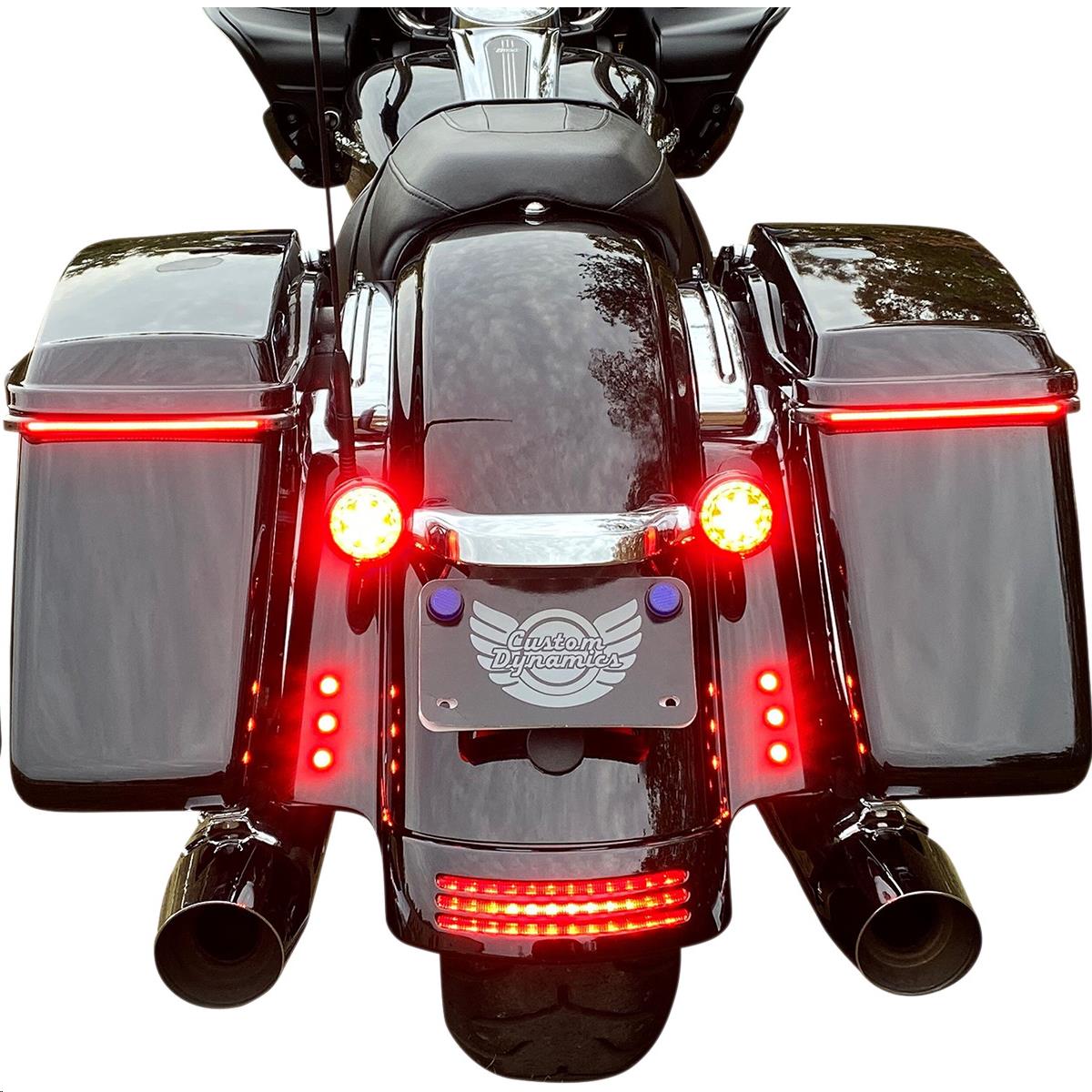 LED Boltz - Amber, Black Finish