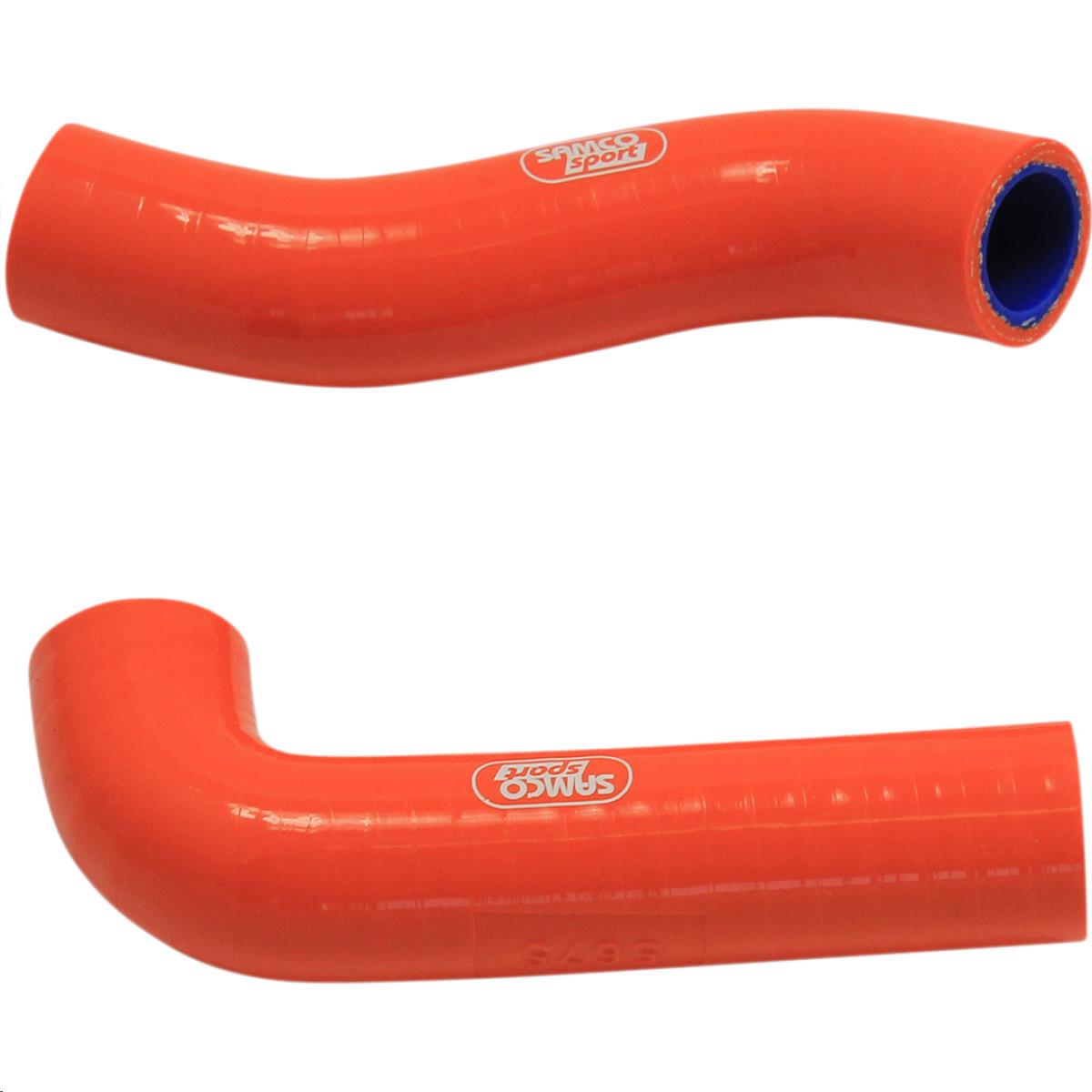 Race Fit Radiator Hose Kit without Clamps - Orange