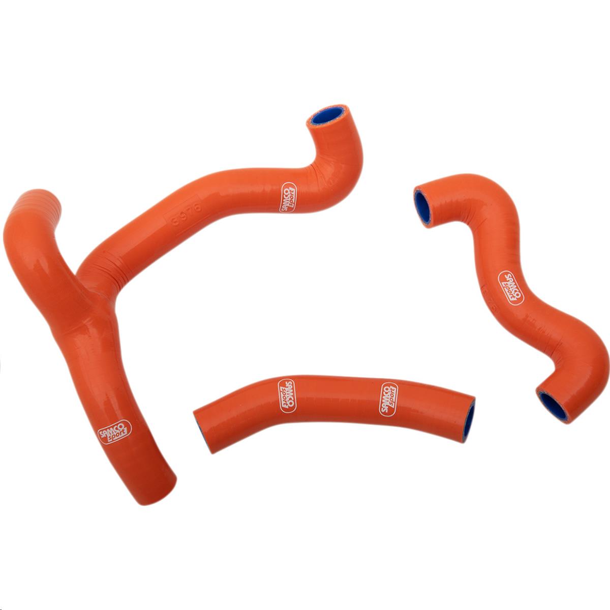 Race Fit Radiator Hose Kit without Clamps - Orange