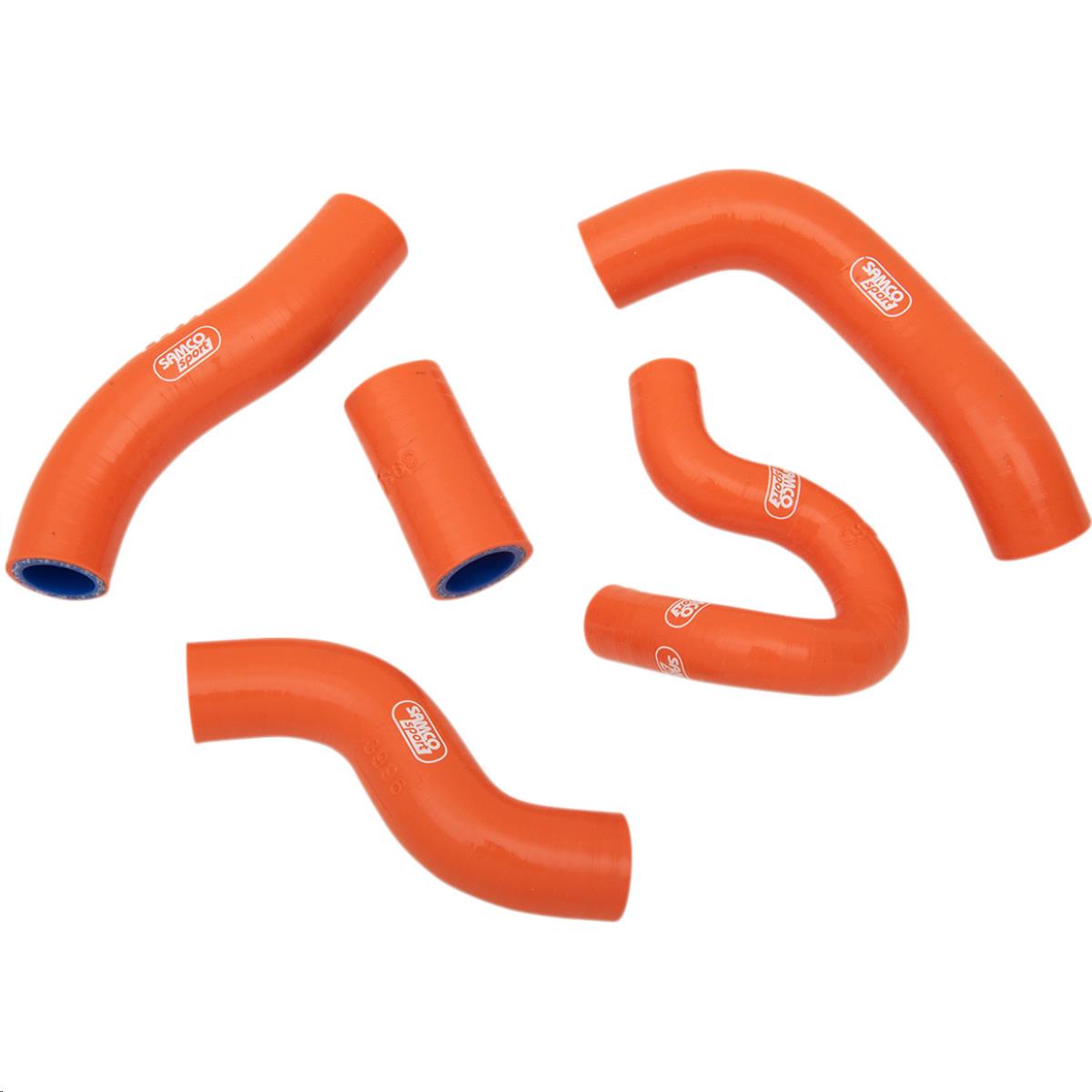 Race Fit Radiator Hose Kit without Clamps - 5 - Orange