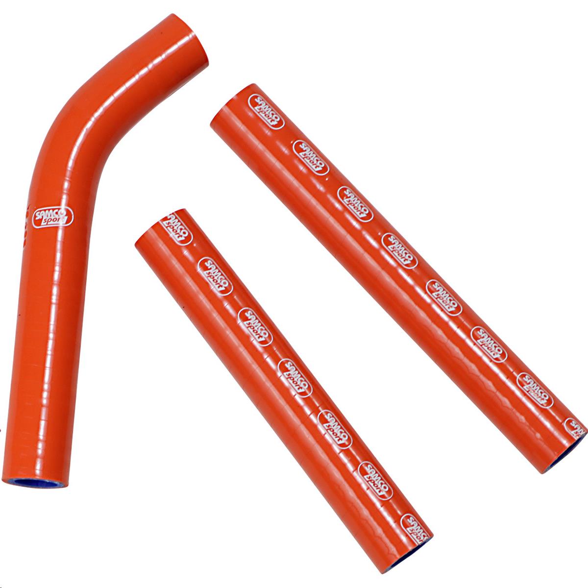 Race Fit Radiator Hose Kit without Clamps - 3 - Orange
