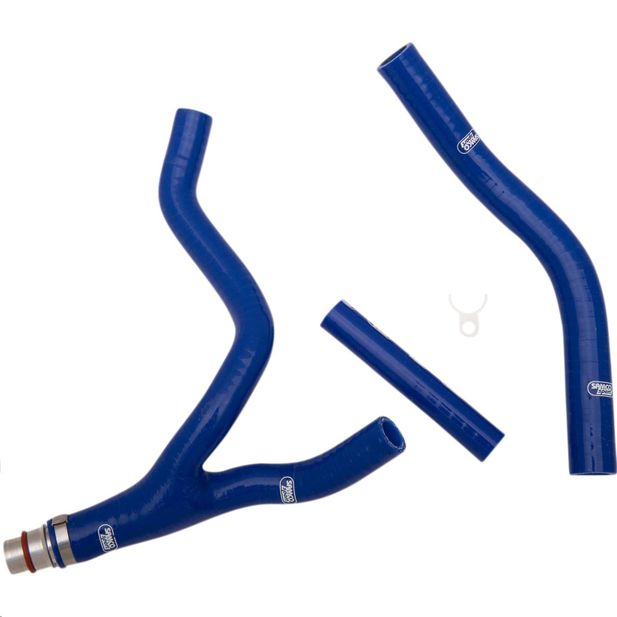 Race Fit Radiator Hose Kit without Clamps - 4 - Blue