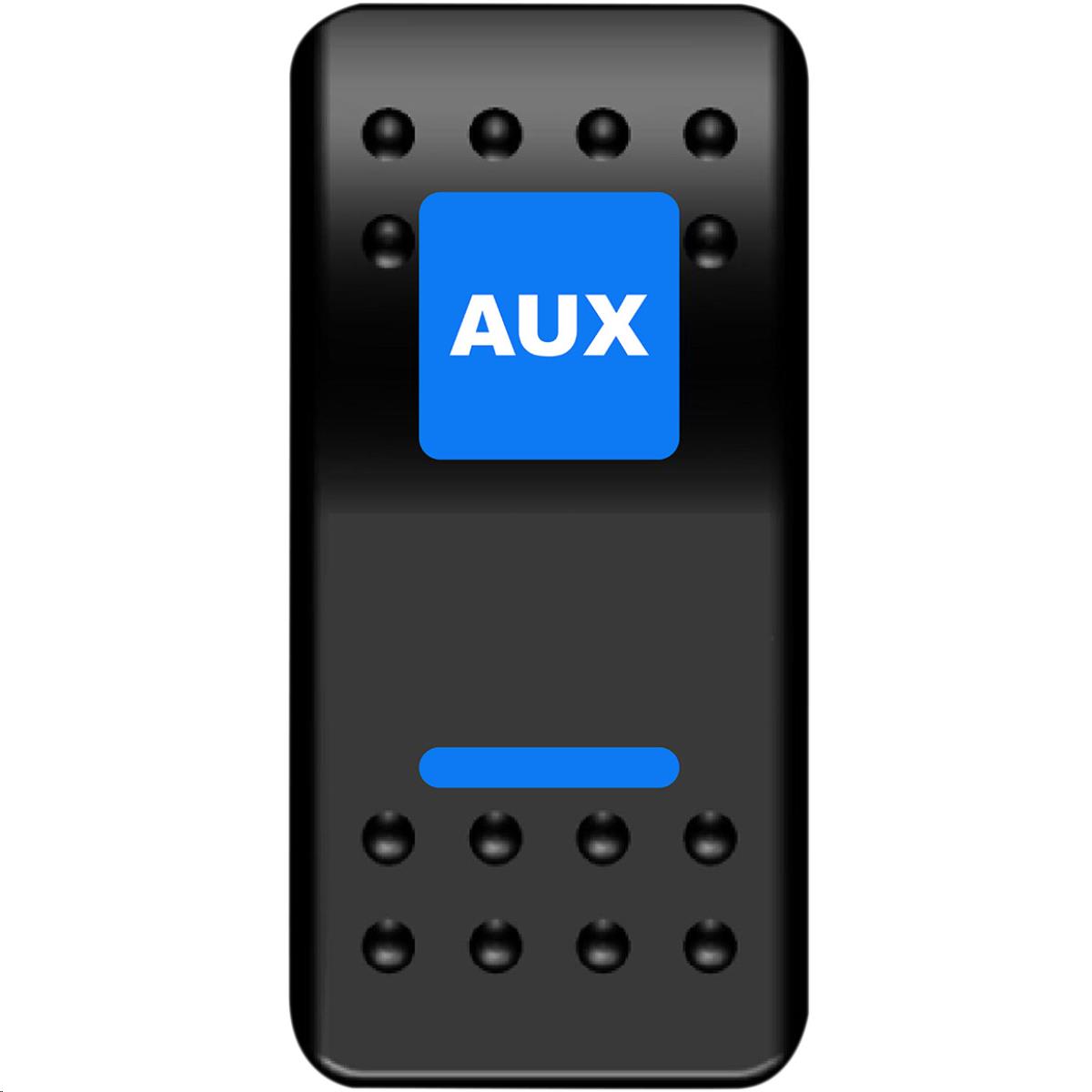 Auxiliary Rocker Switch - Red