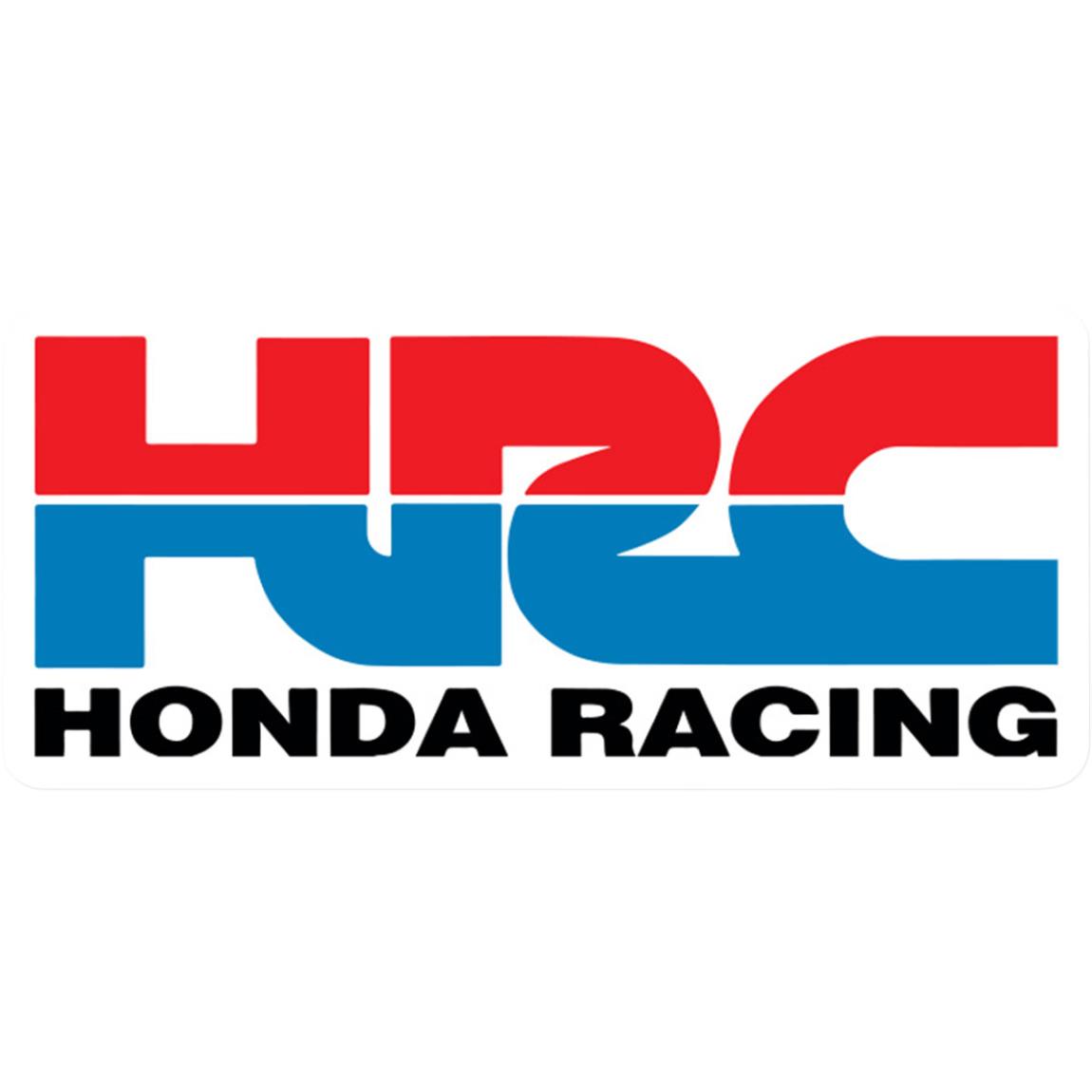 HRC Honda Racing OEM Decal - 4in.