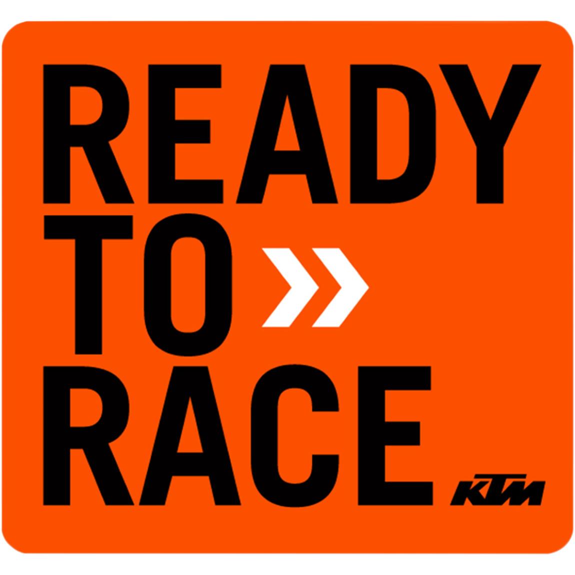 KTM Ready To Race OEM Decal - 4in.