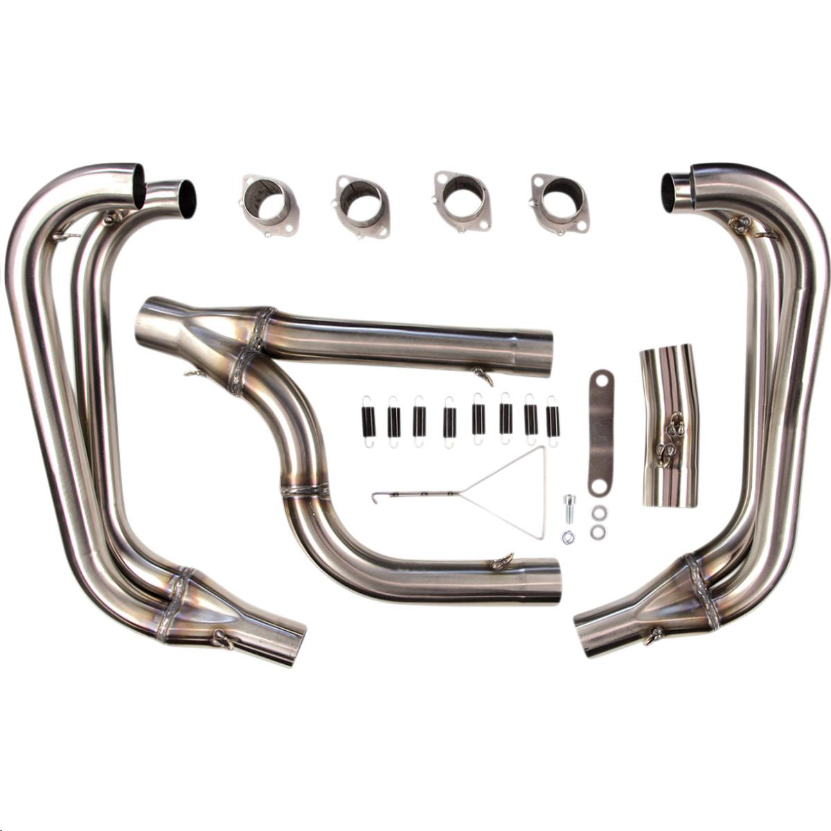 Exhaust Headpipe - Megaphone Muffler Type