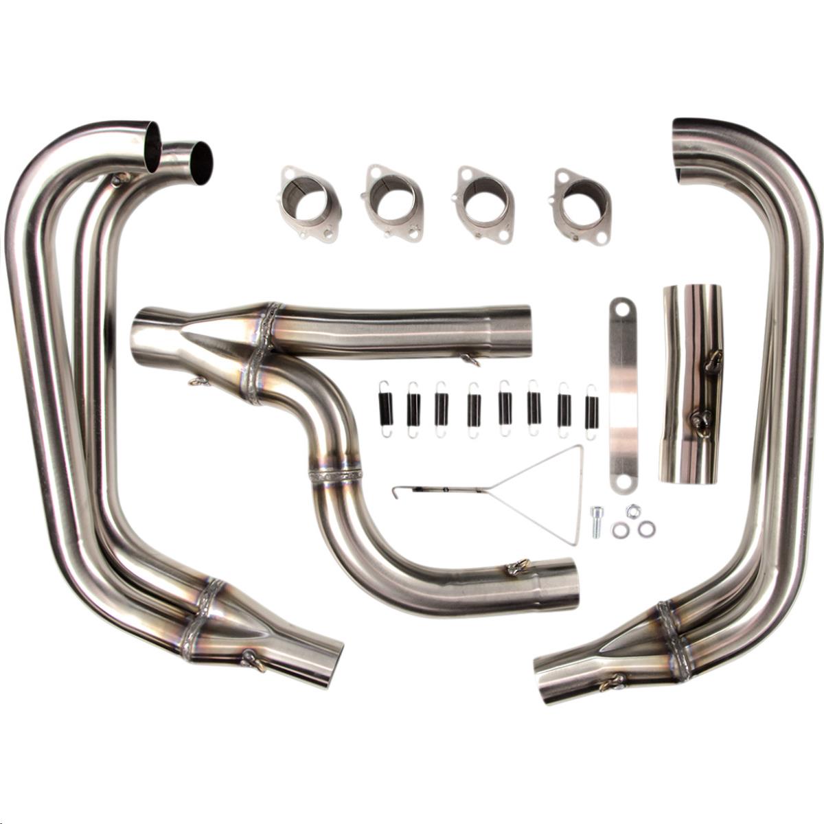 Exhaust Headpipe - Megaphone Muffler Type