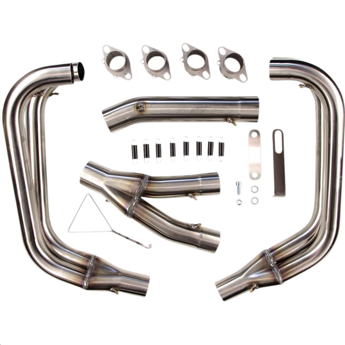 Exhaust Headpipe - Megaphone Muffler Type