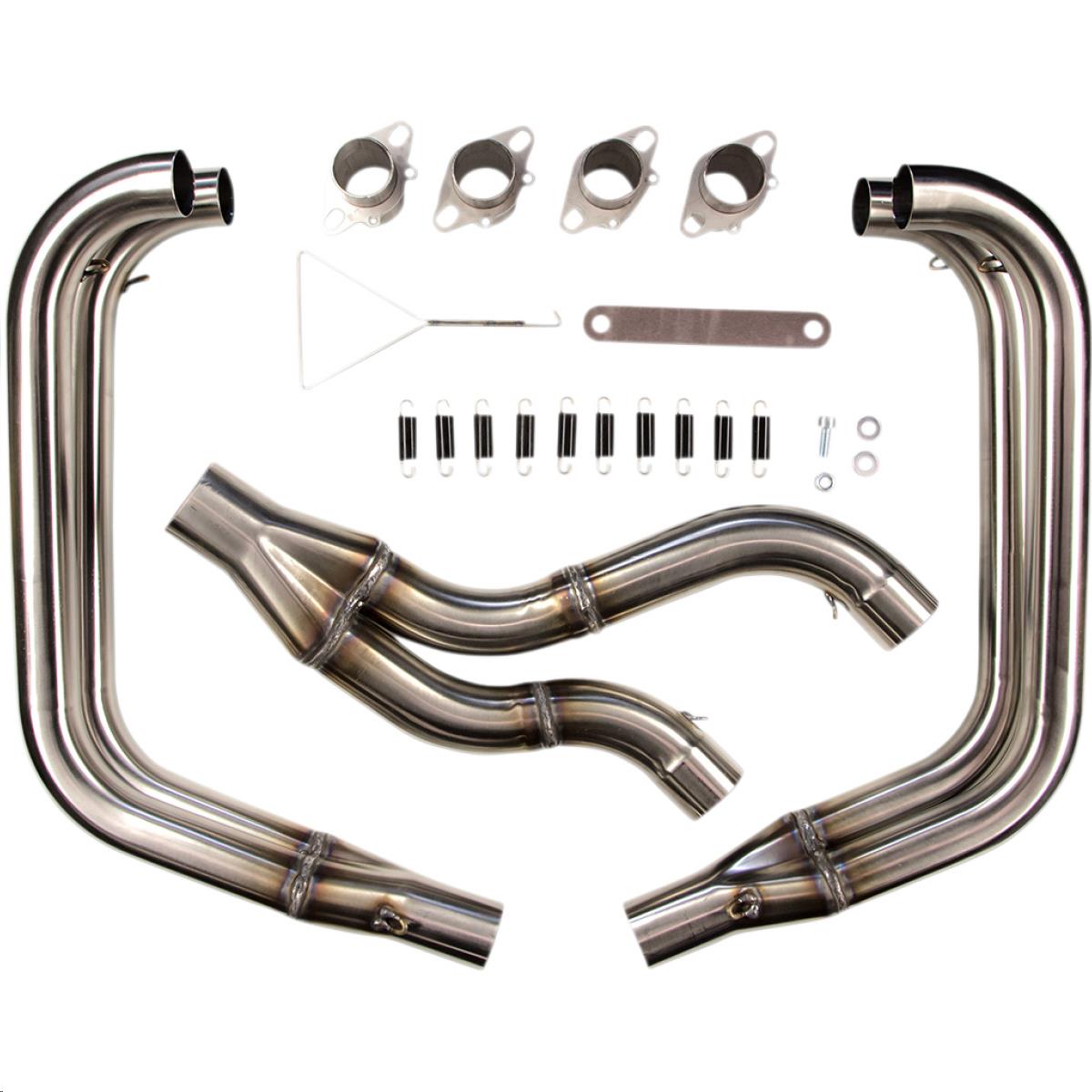 Exhaust Headpipe - Megaphone Muffler Type