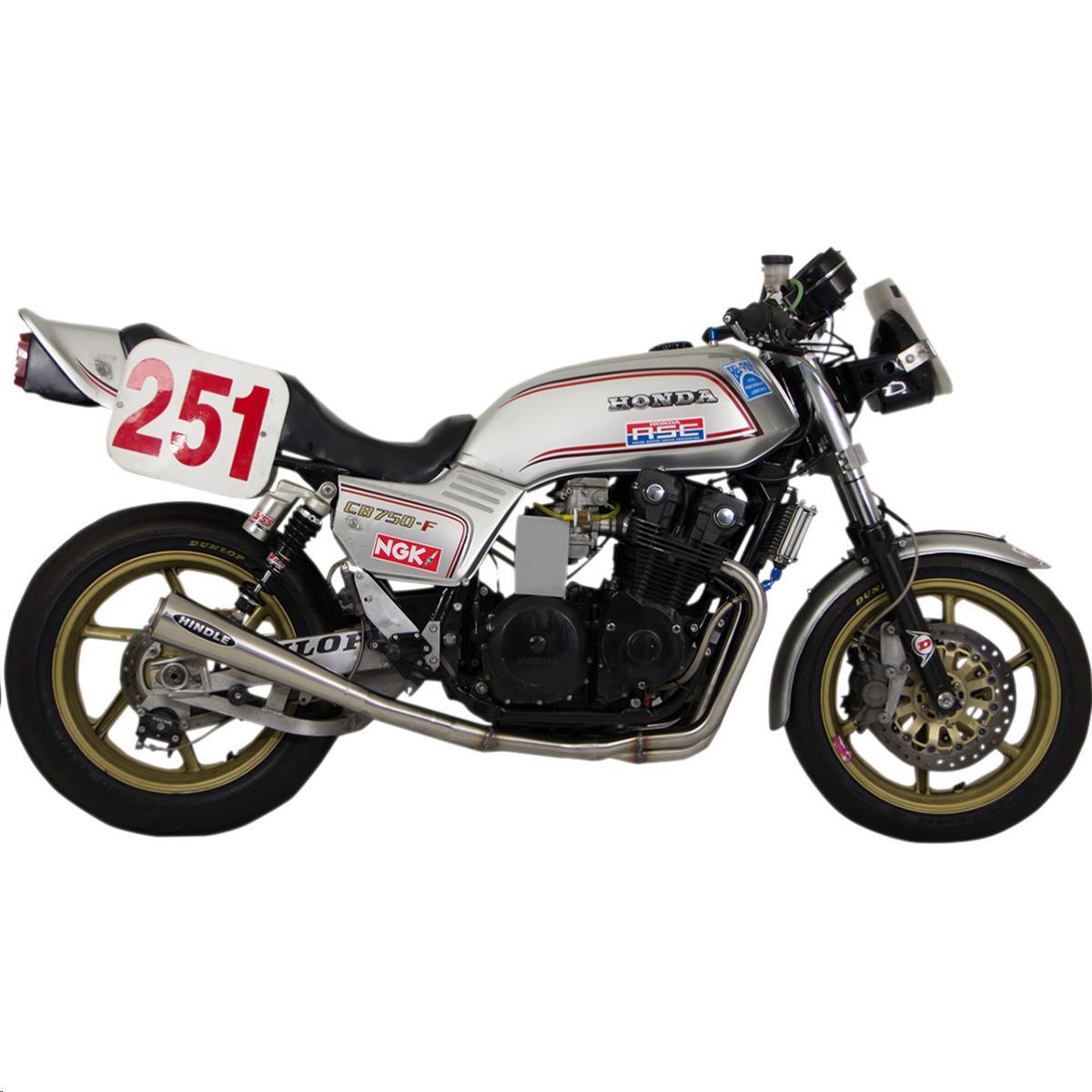 Megaphone Muffler - 16in. Long with Classic Tip - Satin Stainless Steel