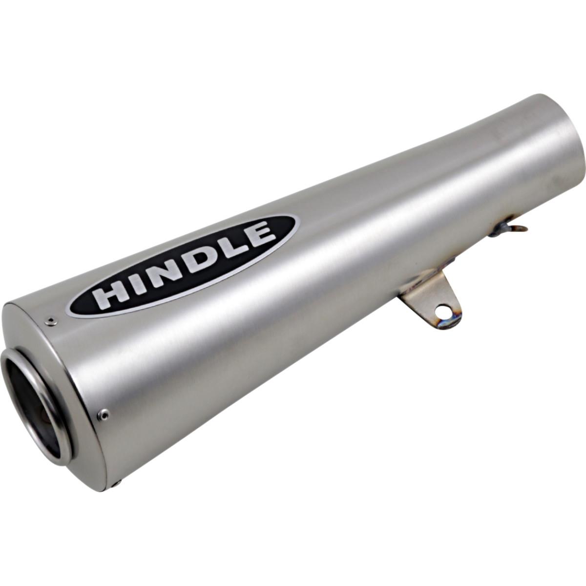 Megaphone Muffler - 12in. Short with Classic Tip - Satin Stainless Steel