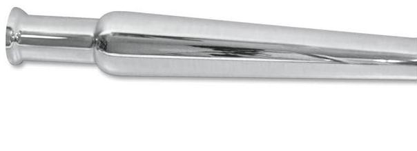 Bell-End Megaphone, Standard Universal Muffler - Chrome